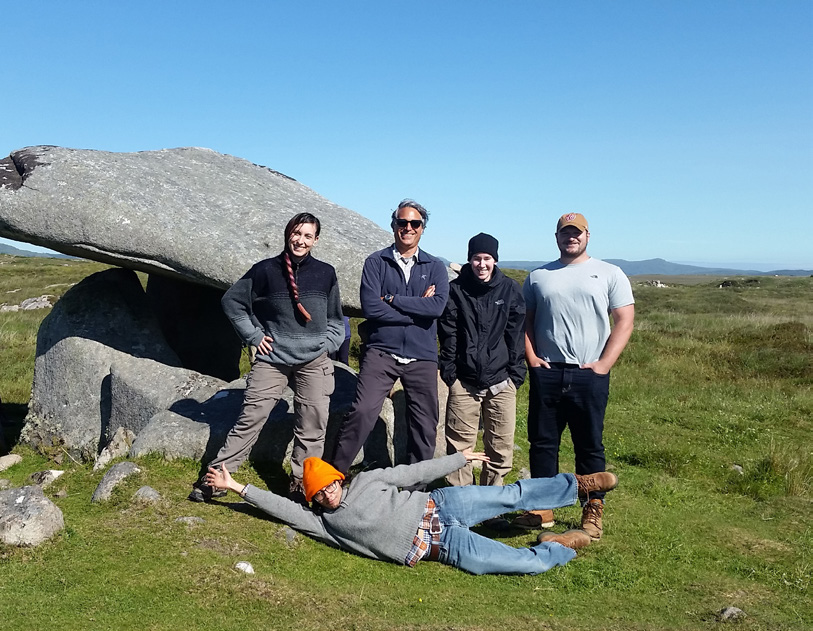 5 Department of Anthropology professors posing